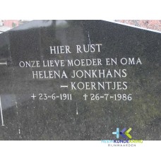 Grafstenen kerkhof Herwen Coll. HKR (79) H.Jonkhans - Koerentjes